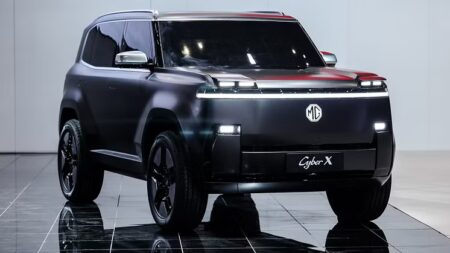 MG Cyber X: Futuristisk bokseformet SUV i el- og hybridudgave