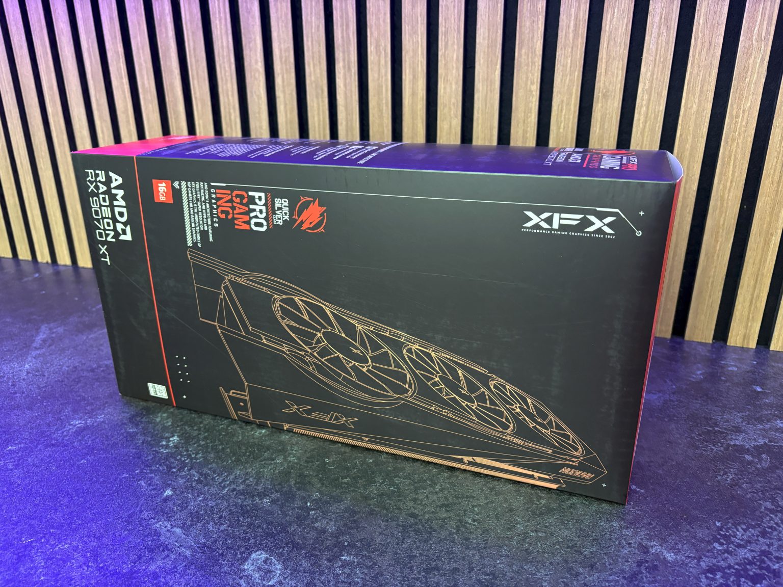 XFX Quicksilver RX 9070 XT Grafikkort